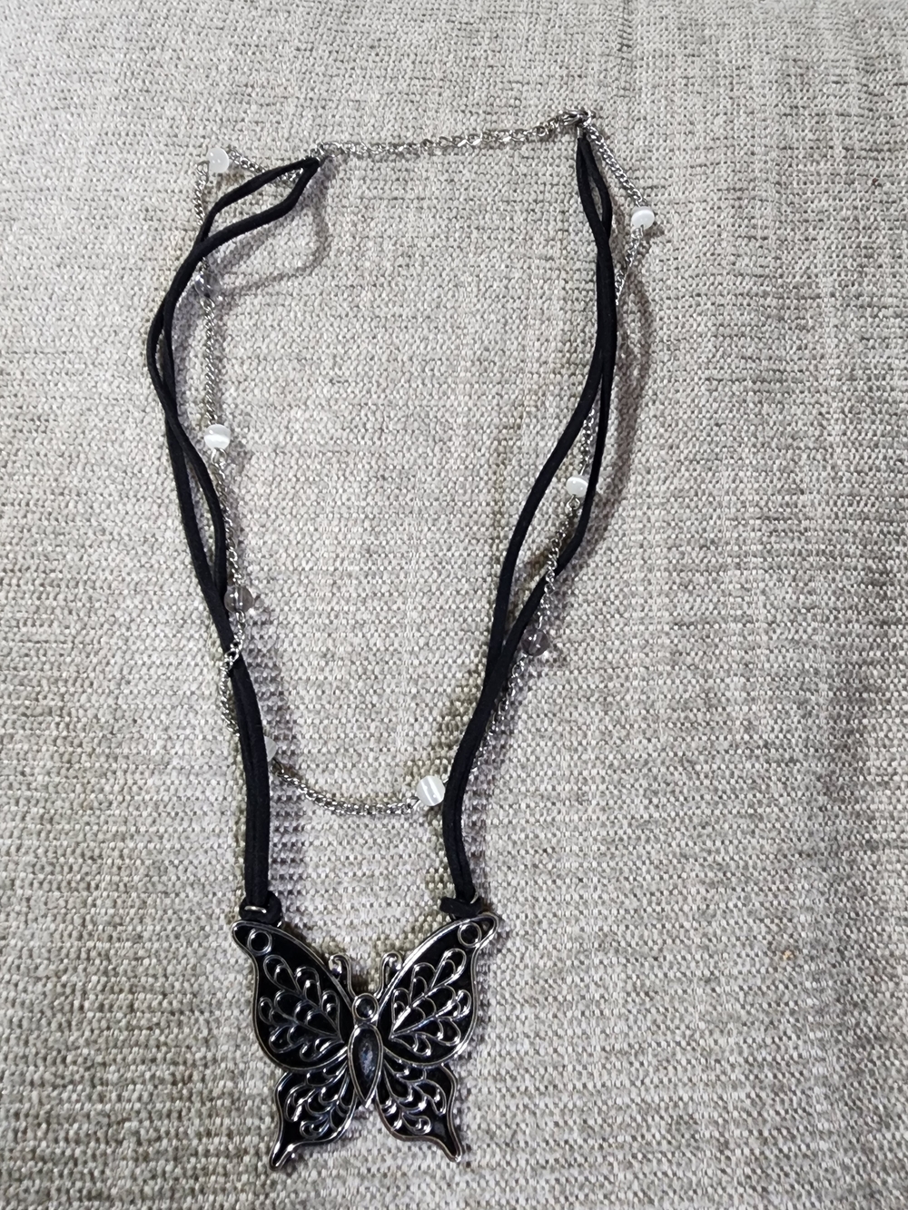 2  Butterfly Pendant Necklaces - Women's Jewelry Set/ Bundle - Picture 9 of 15